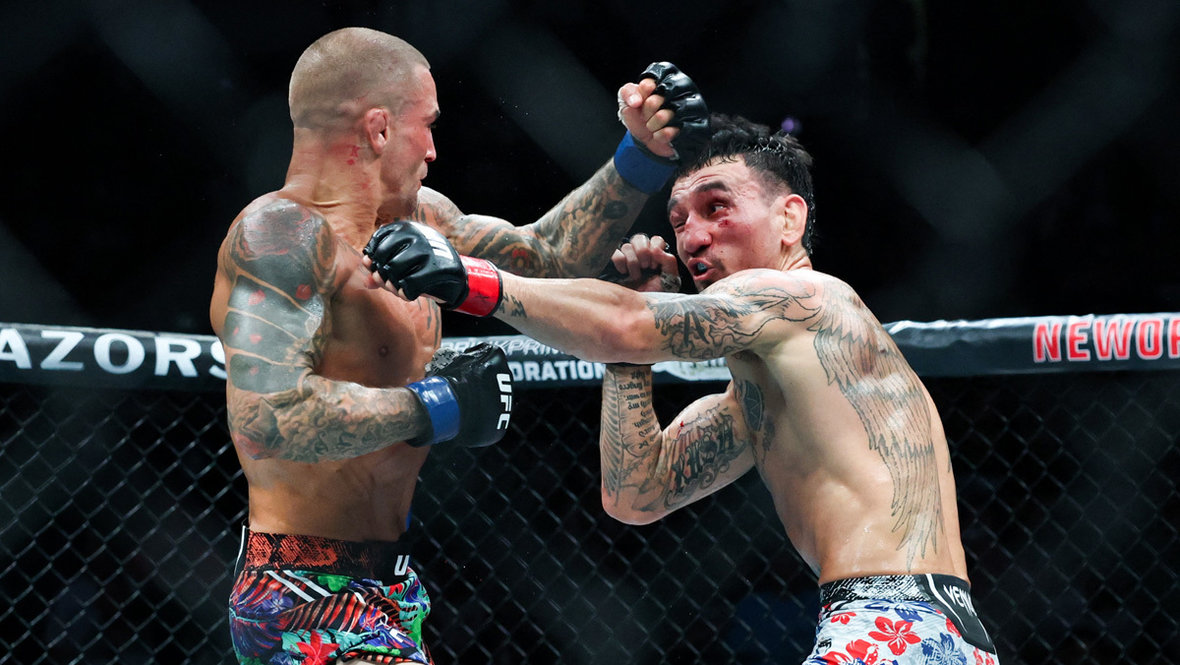 Бойцы ММА Дастин Порье и Макс Холлоуэй