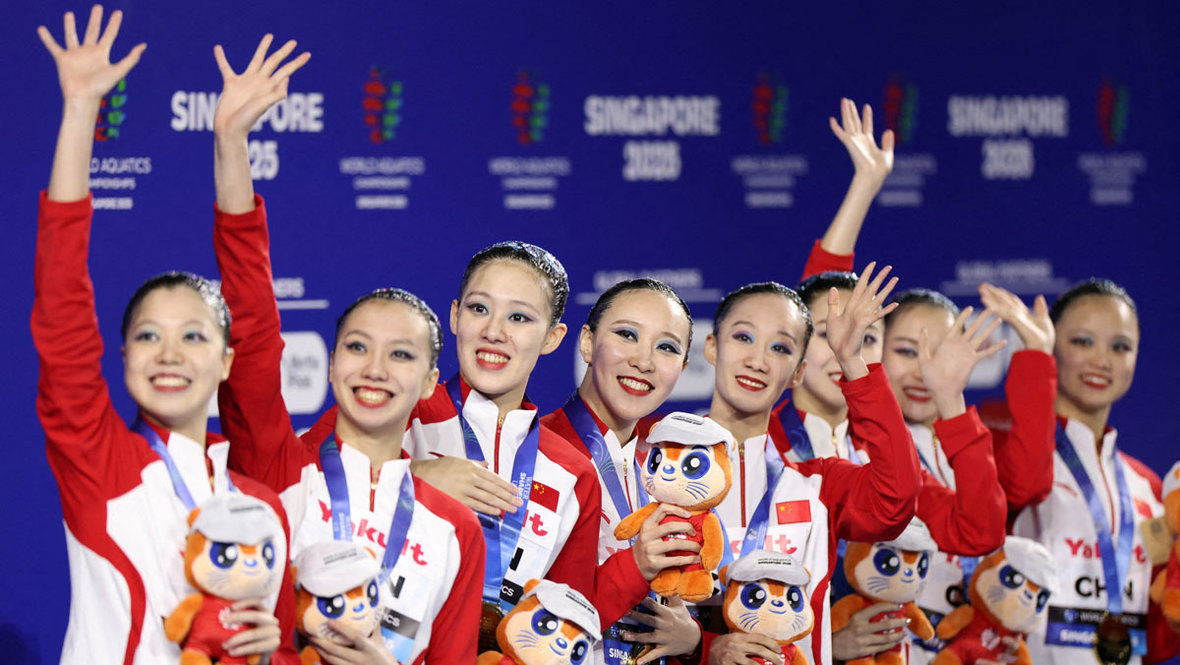 Синхронистки сборной Китая