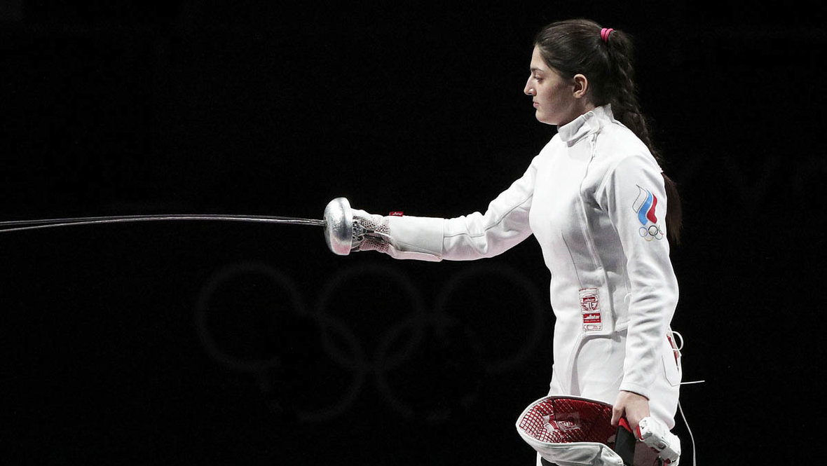 Айзанат Муртазаева. Шпажистка Айзанат Муртазаева