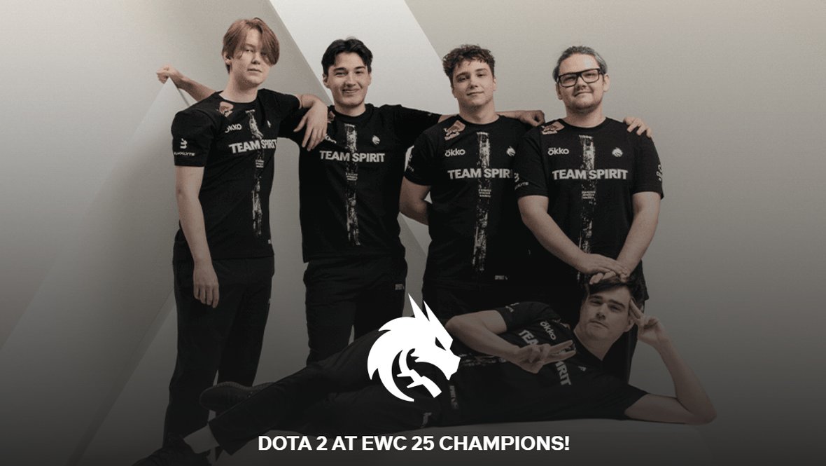 Чемпионы Riyadh Masters 2025 — Team Spirit.