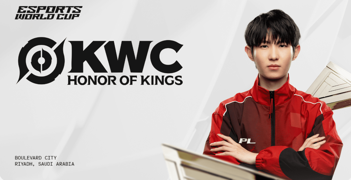Постер Esports World Cup по Honour of Kings.