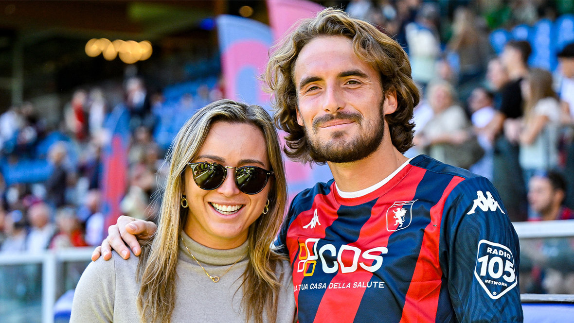 Паула Бадоса и Стефанос Циципас.