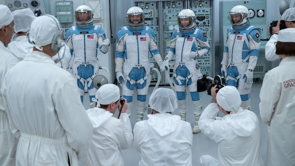 Кадр из фильма «Фантастическая четверка: Первые шаги», реж. Мэтт Шекман, Marvel Studios