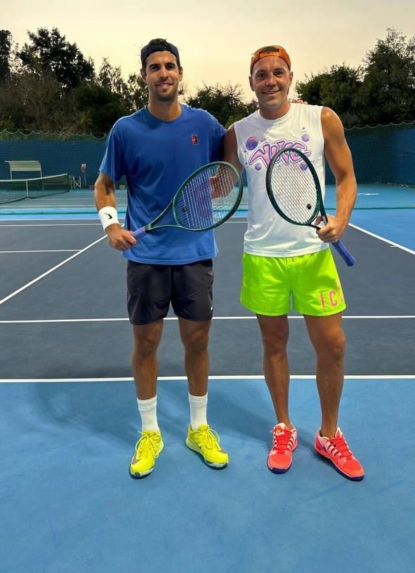 Карен Хачанов и Артем Дзюба.