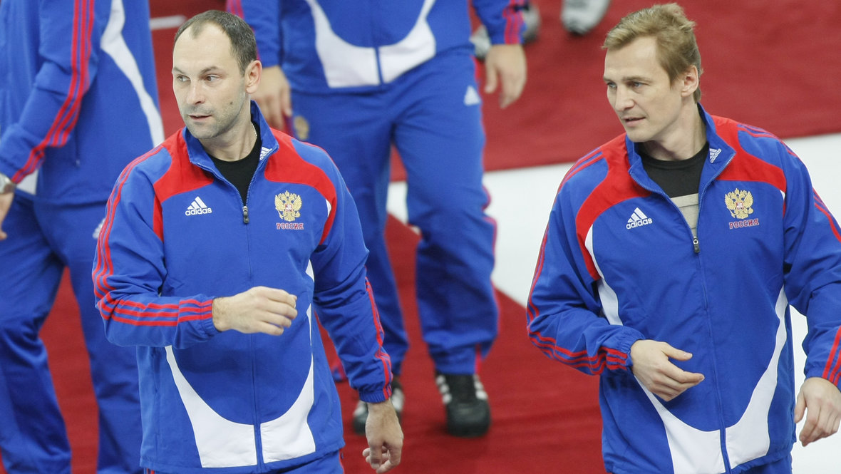 Сергей Зубов и Сергей Федоров в 2009 году.