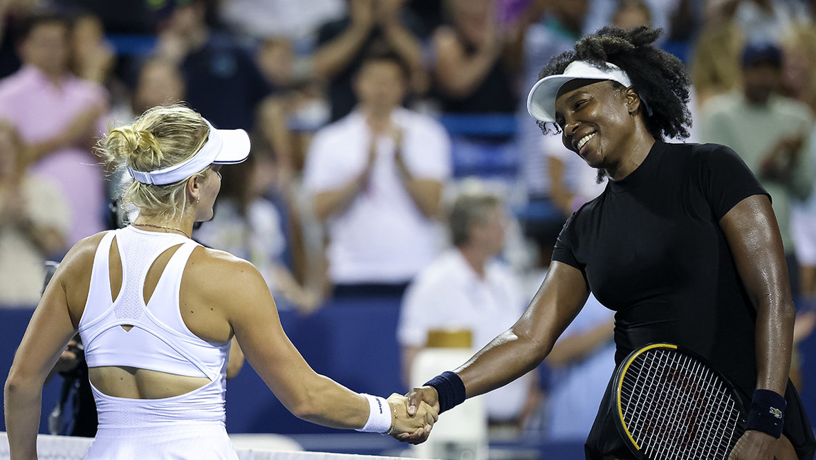 Пейтон Стирнс и Винус Уильямс.