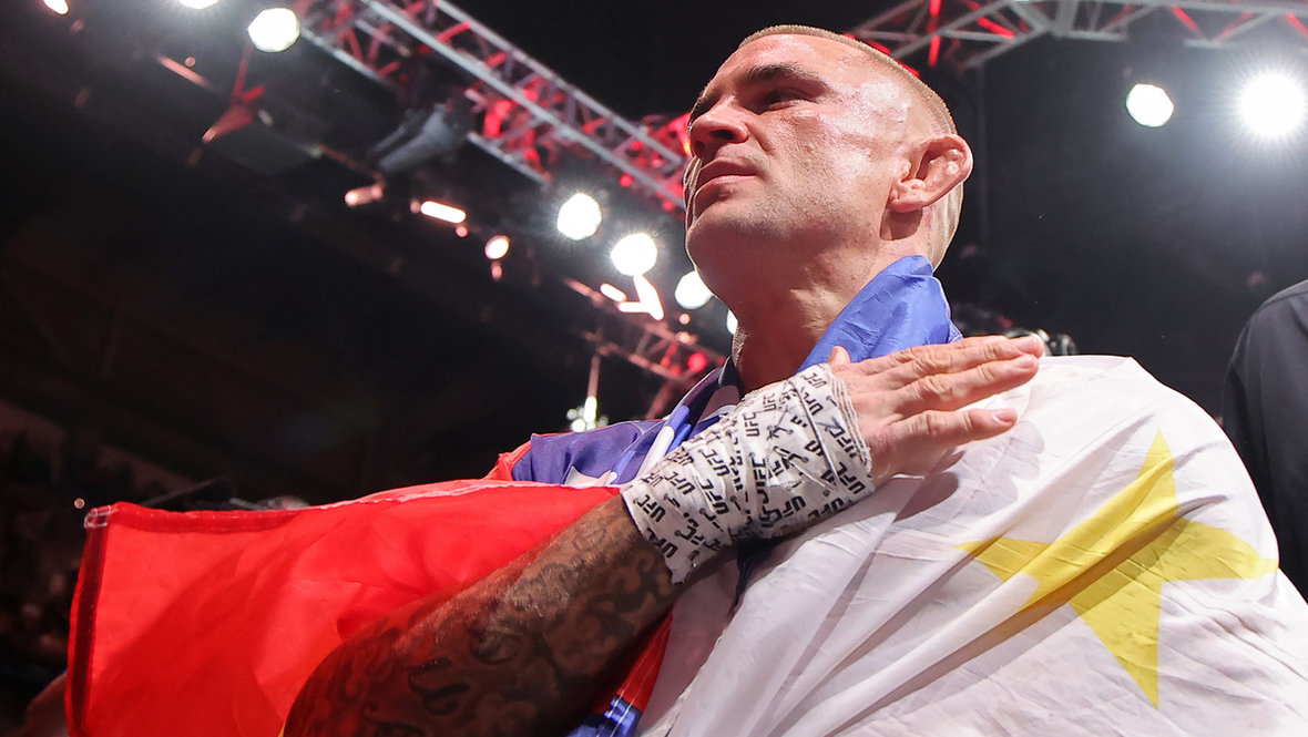 Боец UFC Дастин Порье после прощального боя с Максом Холлоуэем