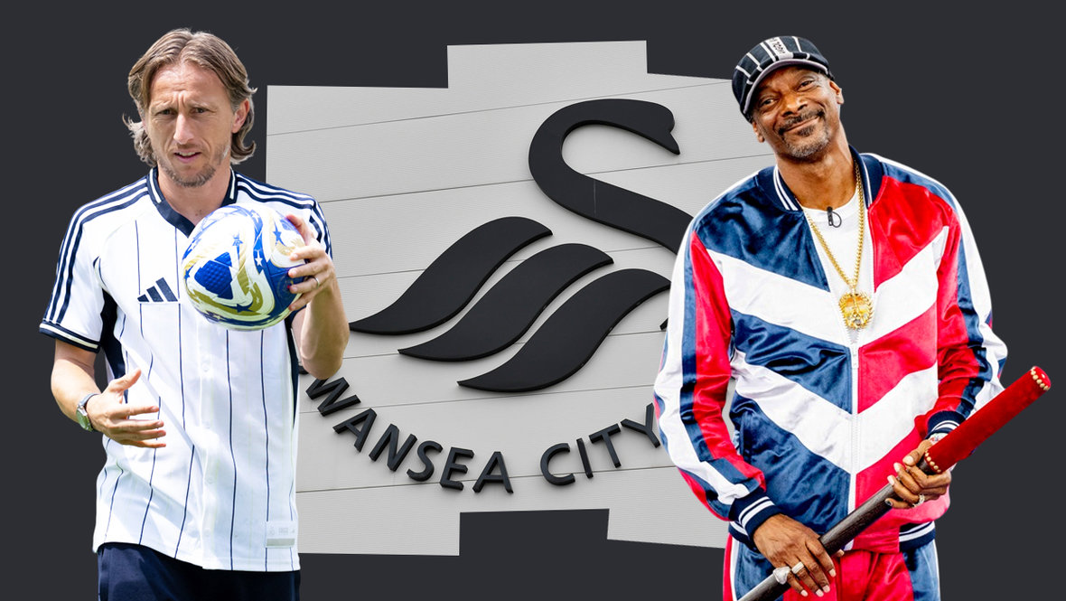 Футболист Лука Модрич и рэпер Снуп Догг