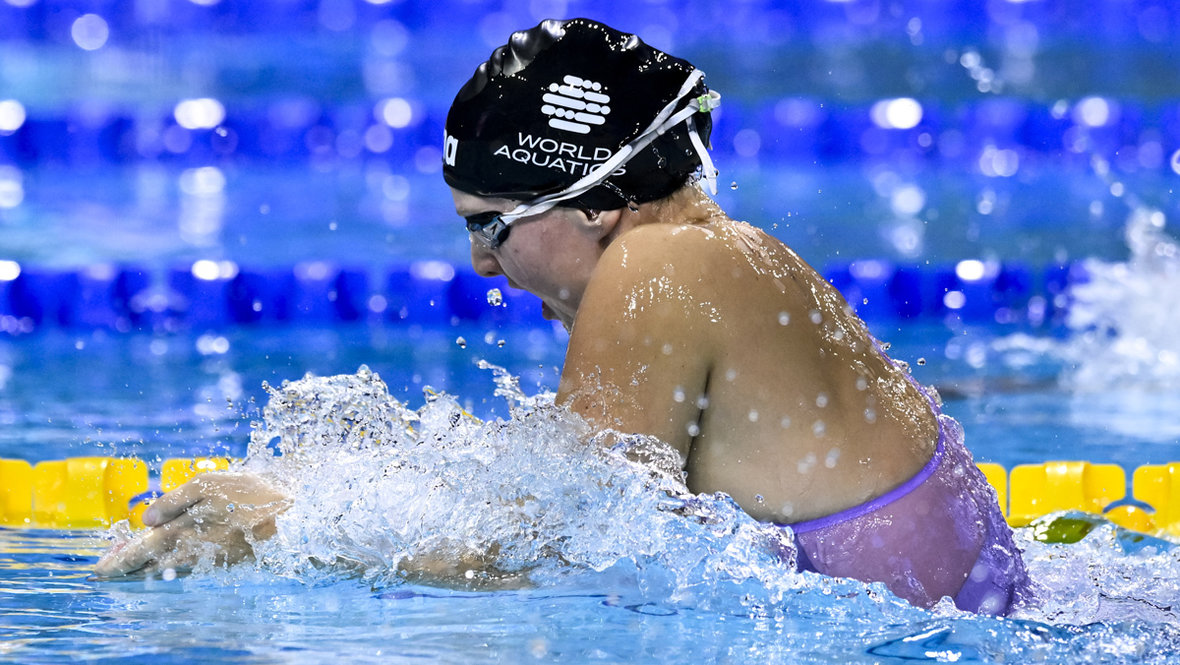 Евгения Чикунова. Пловчиха Евгения Чикунова