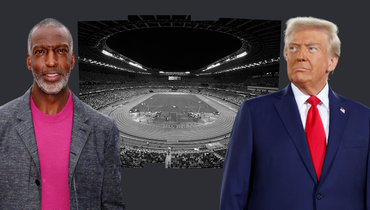 Майкл Джонсон и Дональд Трамп.