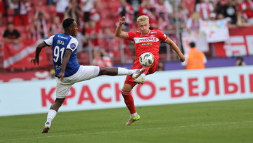 «Балтика» на выезде разгромила «Спартак», красно-белые закончили матч вдевятером