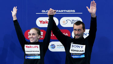 «Ножки потряхивало». Бондарь и Конаныхина — о бронзе ЧМ в Сингапуре