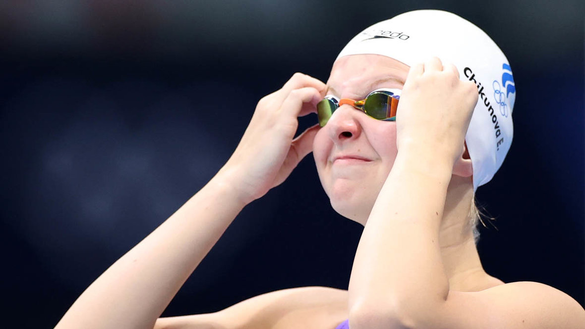 Пловчиха Евгения Чикунова