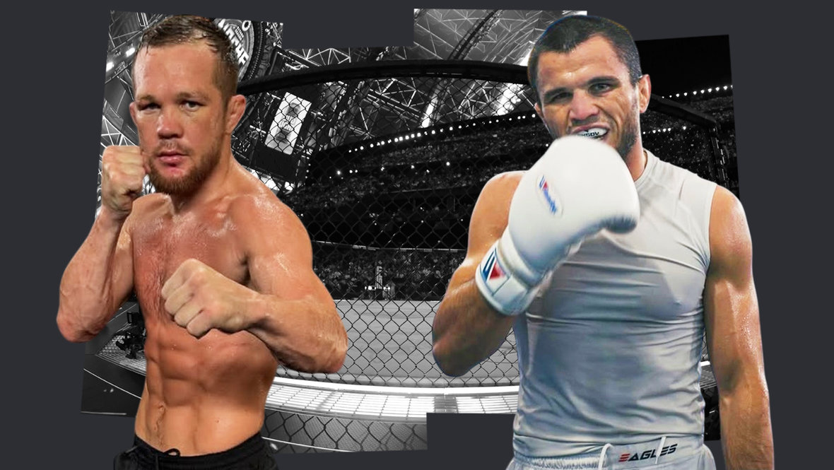 Бойцы ММА Петр Ян и Умар Нурмагомедов