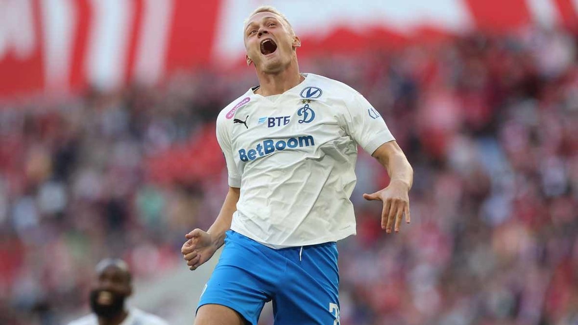 Константин Тюкавин. Футболист «Динамо» Константин Тюкавин