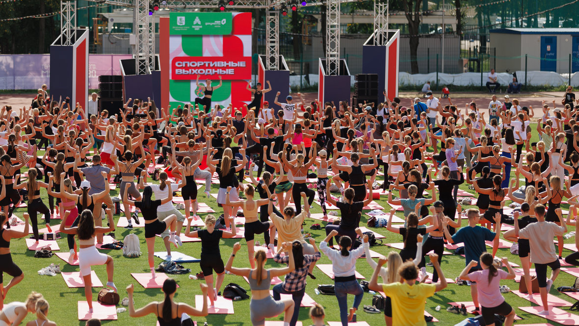 Спортивная площадка фестиваля «Москва 2030. Спорт. «Человек будущего».