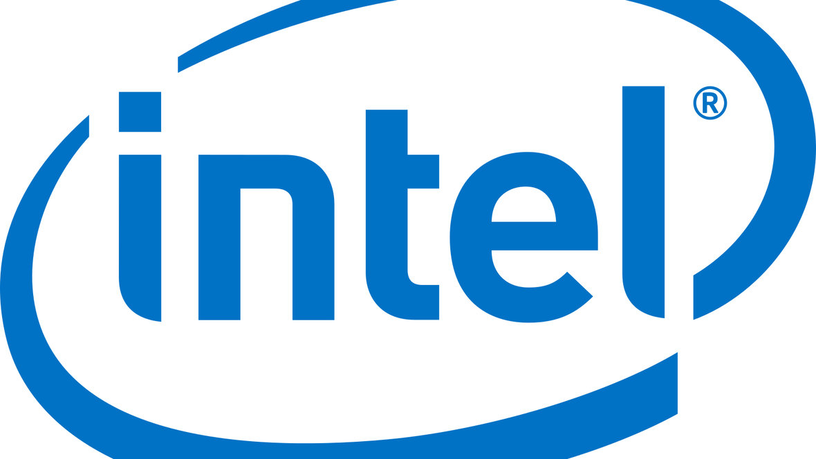 Логотип компании Intel.