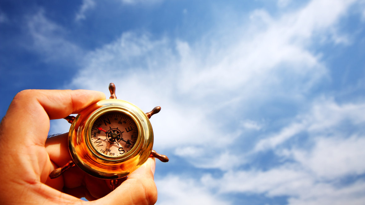 Человек с компасом