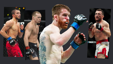 Бойцы ММА Умар Нурмагомедов, Петр Ян, Кори Сэндхэген и Мераб Двалишвили