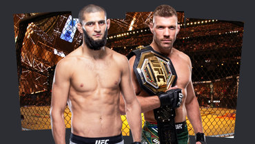 Бойцы ММА Хамзат Чимаев и Дрикус Дю Плесси