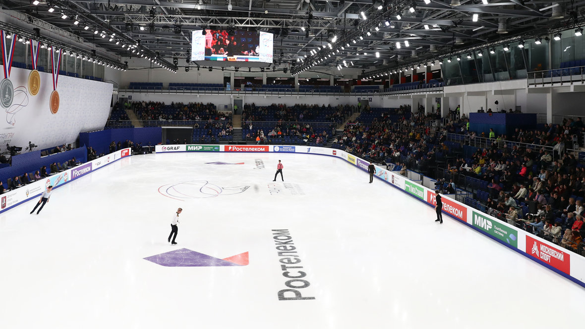 Соревнования по фигурному катанию на стадионе «ЦСКА Арена»