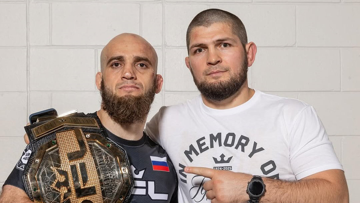 Мовлид Хайбулаев и Хабиб Нурмагомедов. Мовлид Хайбулаев и Хабиб Нурмагомедов