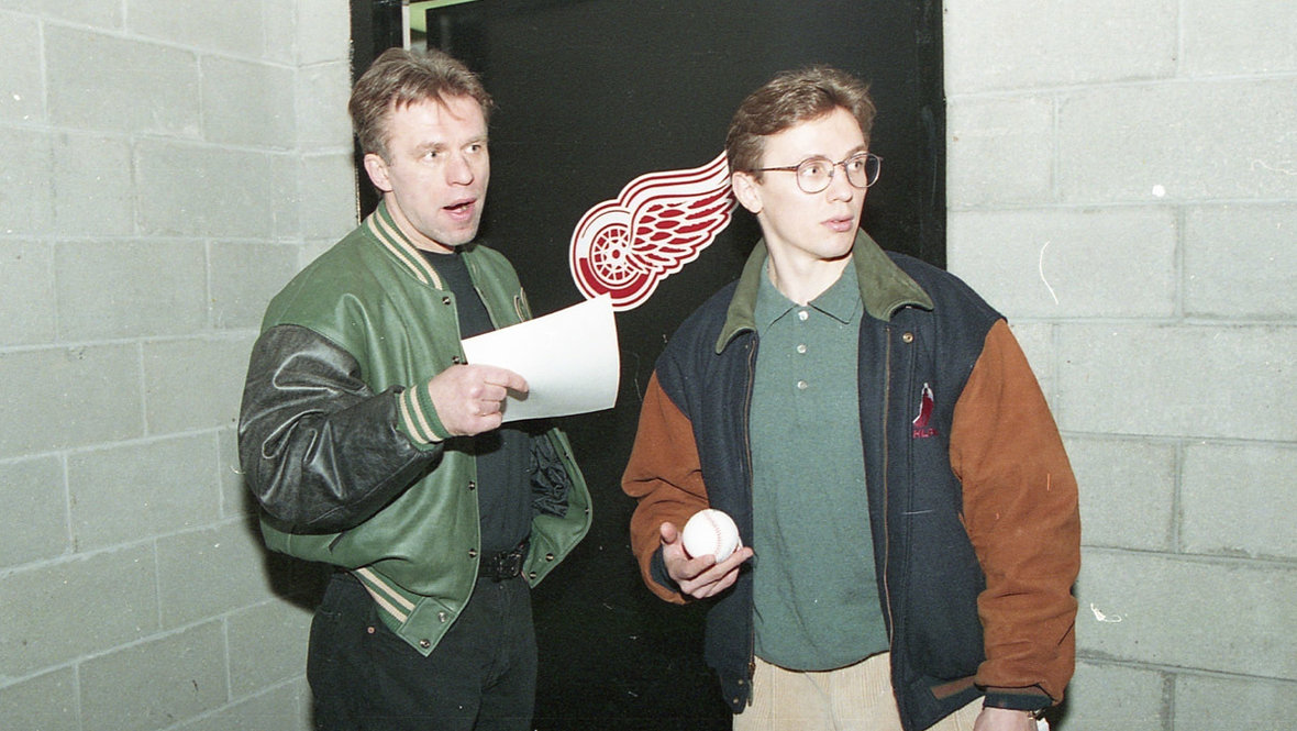 Вячеслав Фетисов и Игорь Ларионов.