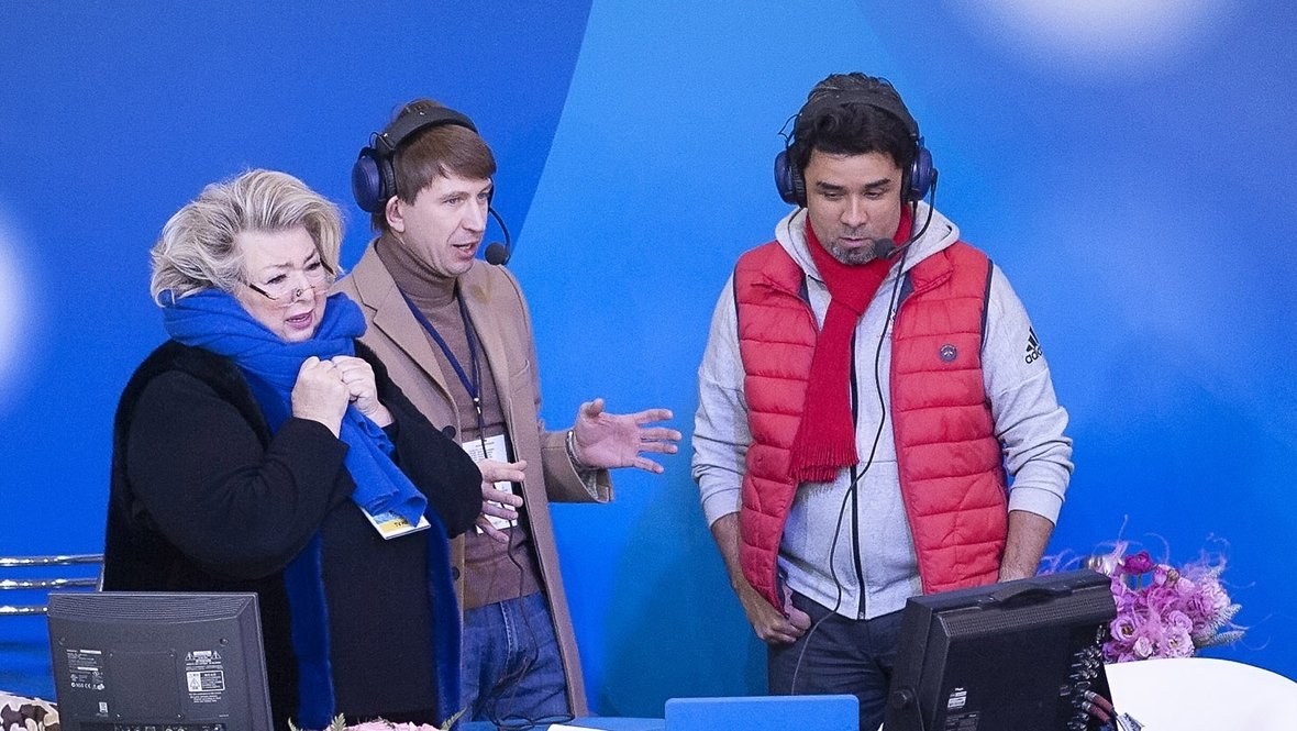 Татьяна Тарасова, Алексей Ягудин и Александр Гришин.