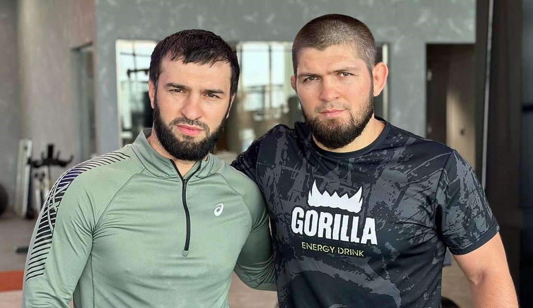 Зубайра Тухугов и Хабиб Нурмагомедов.