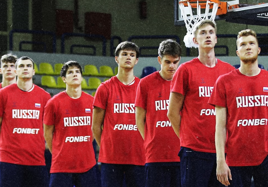 Баскетболисты сборной России.