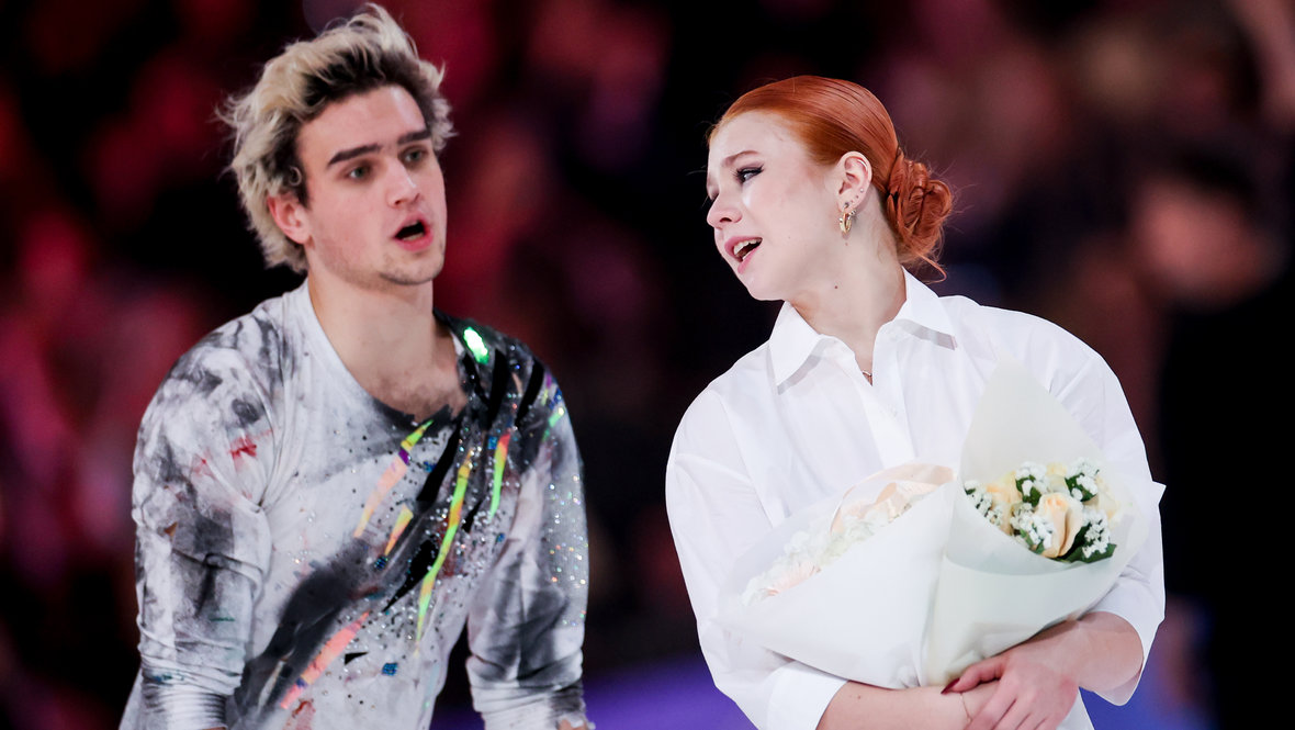 Макар Игнатов и Александра Трусова.