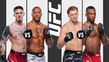 Том Аспиналл vs Сирил Ган, Александр Волков vs Жаилтон Алмейда.