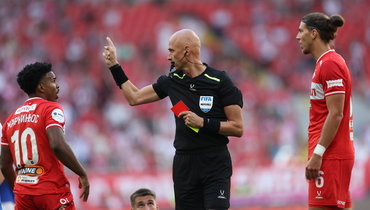 Маркиньос, Сергей Карасев и Срджан Бабич в матче «Спартак» — «Балтика» (0:3).