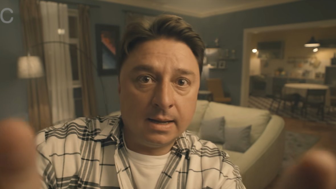 Кадр из фильма «Семейный призрак», реж. Александр Бабаев, Кинофирма