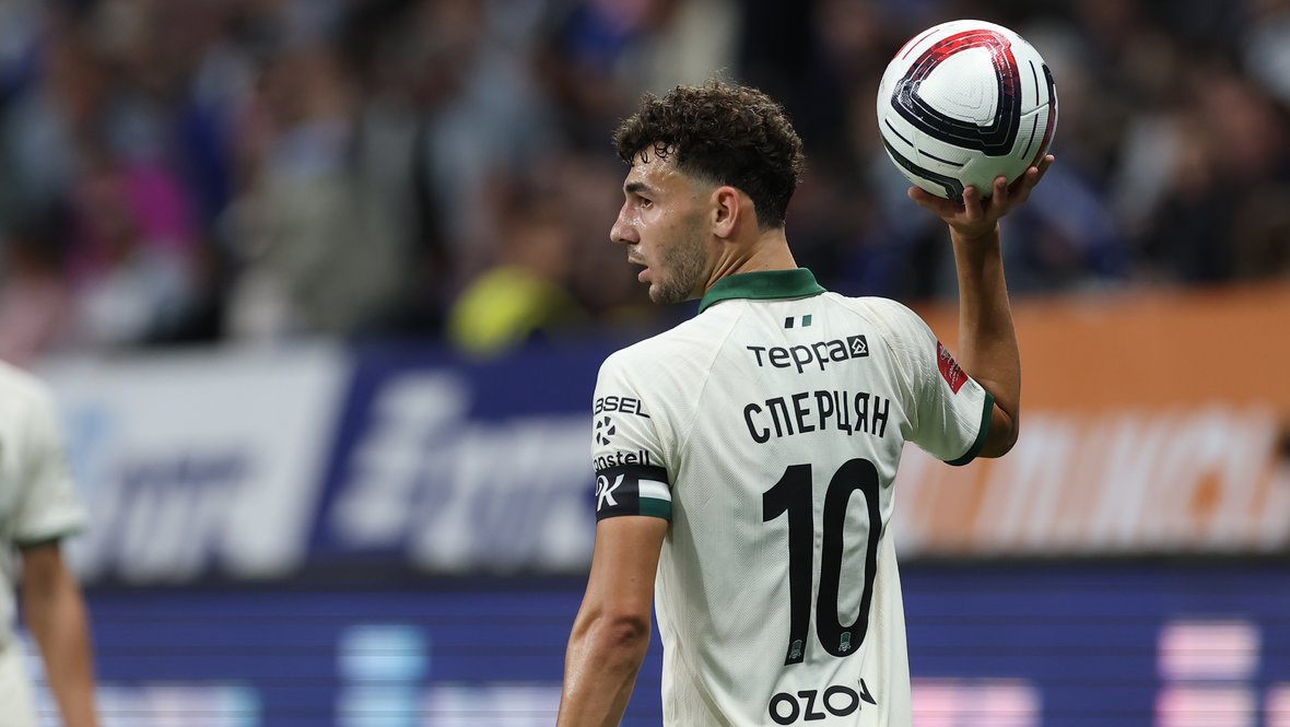 Полузащитник «Краснодара» Эдуард Сперцян.