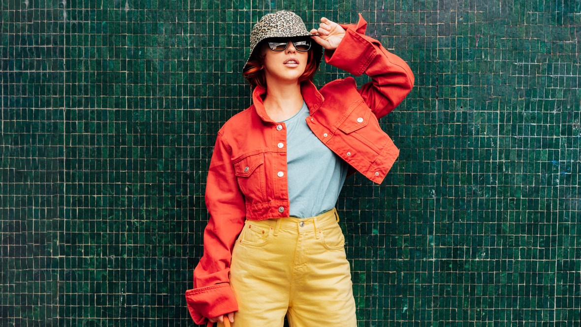 Стильная девушка