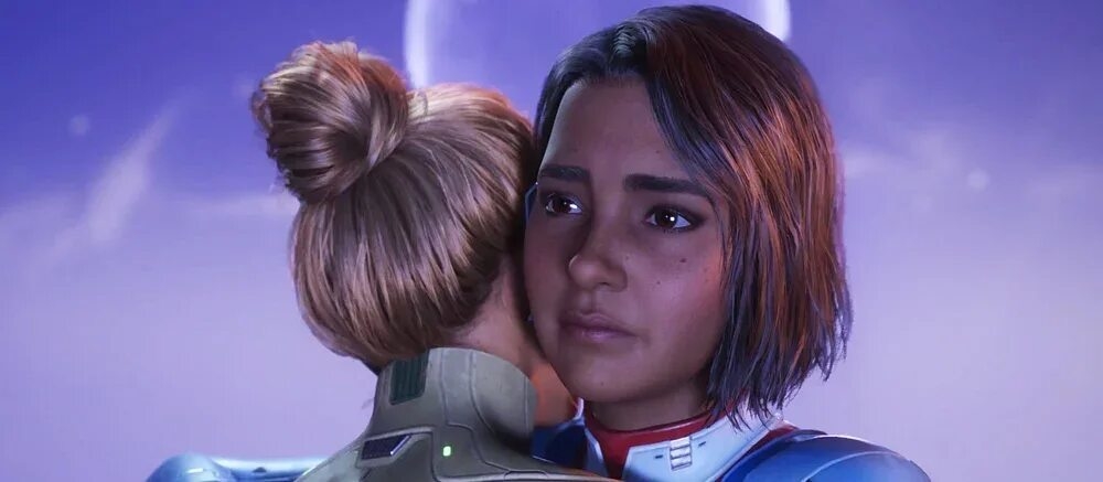 Момент сближения между Мио и Зои.