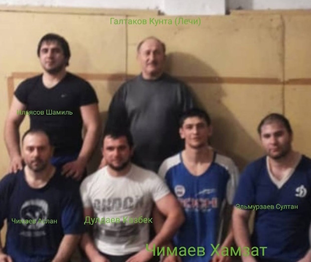 Хамзат Чимаев в спортивном зале Гвардейского.