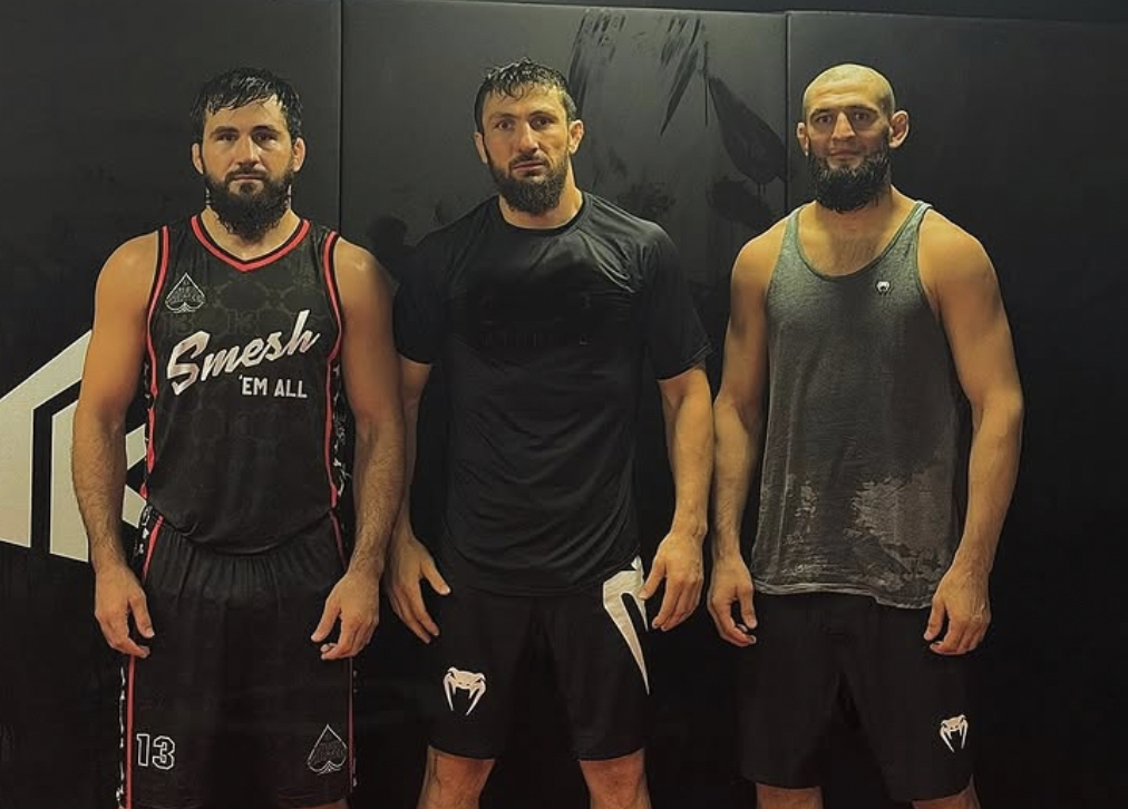 Абубакар Вагаев, Рустам Эдилсултанов и Хамзат Чимаев.