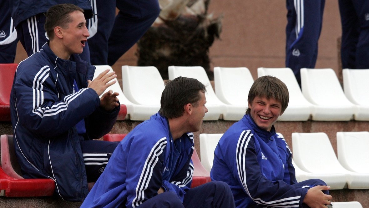 Владимир Быстров, Владислав Радимов и Андрей Аршавин.