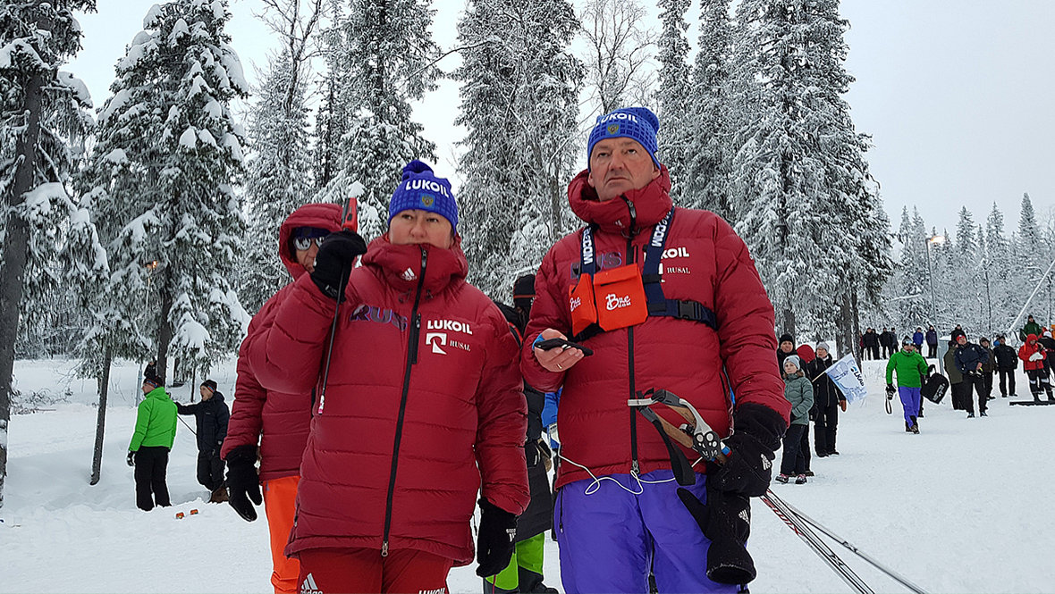 Елена Вяльбе и Маркус Крамер.