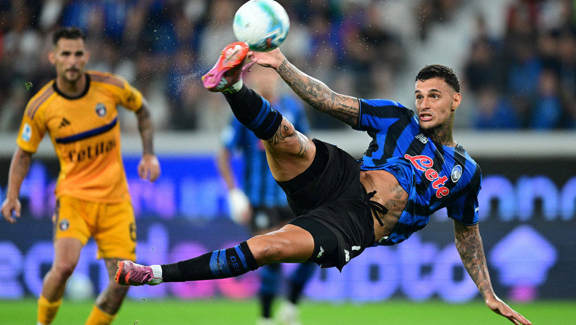 Форвард «Аталанты» Джанлука Скамакка.