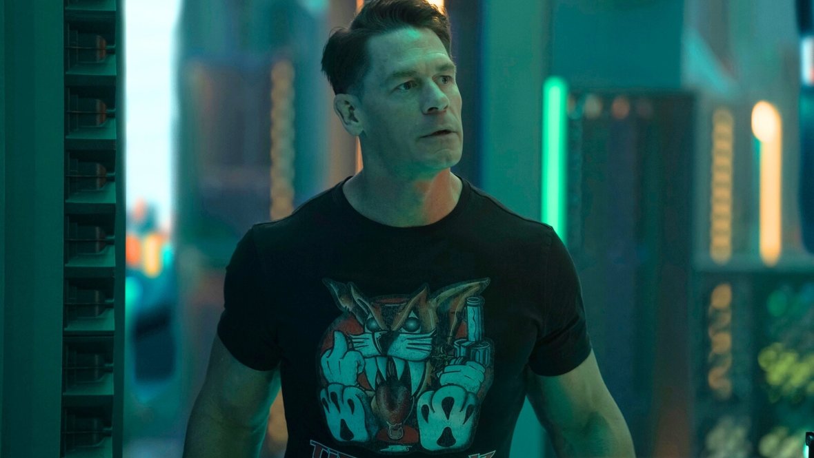 Кадр из сериала «Миротворец», реж. Джеймс Ганн, Алетеа Джонс, Грег Моттола и др., Warner Bros. Television, DC Entertainment, The Safran Company