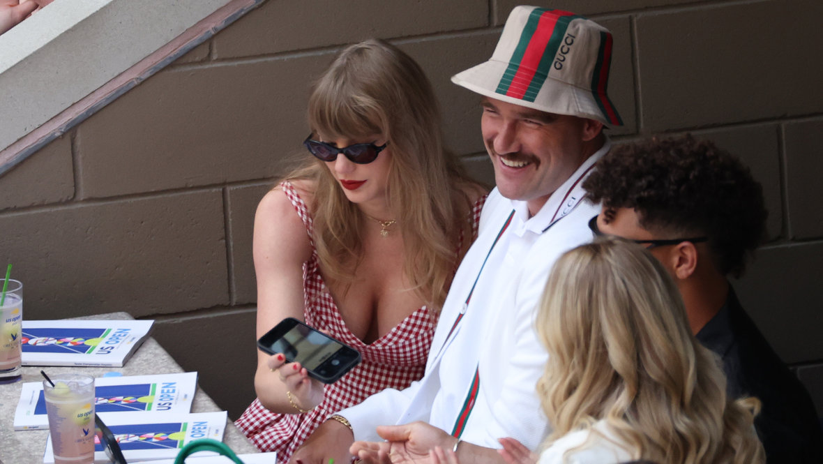 Тейлор Свифт и Трэвис Келси.