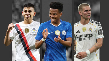 Клаудио Эчеверри, Эстевао Виллиан и Франко Мастантуоно.