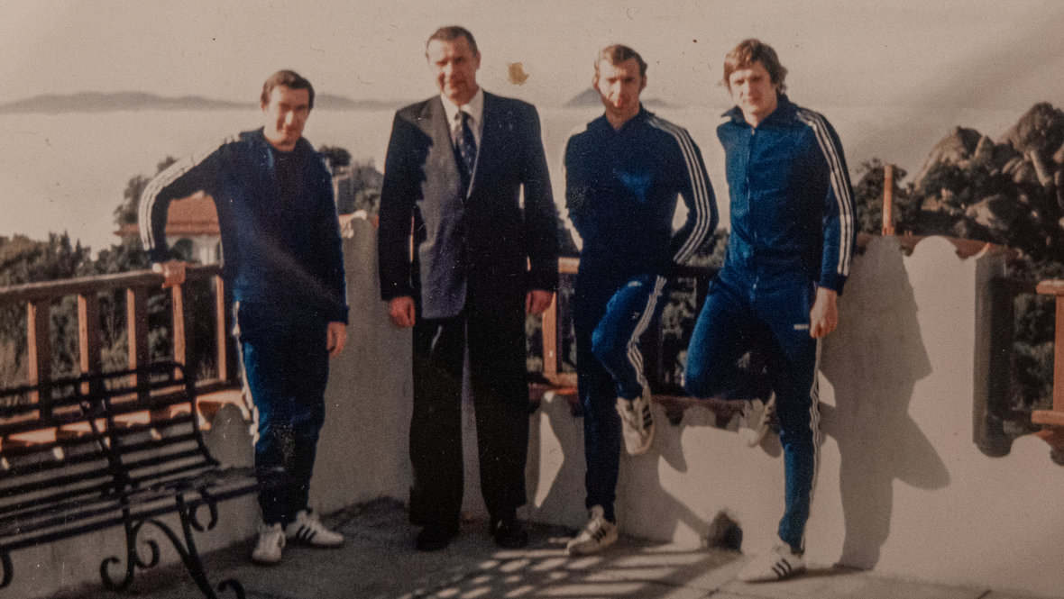 Евгений Маликов, Лев Яшин, Олег Романцев, Владимир Бессонов.