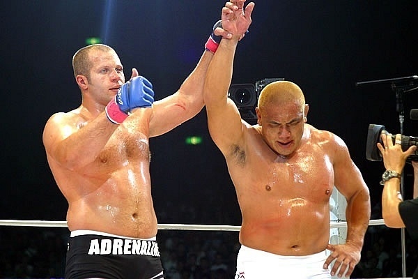 Федор Емельяненко и Кадзуюки Фуджита.