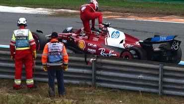 Пилот «Феррари» Леклер вслед за Хэмилтоном выбыл из гонки «Гран-при Нидерландов»