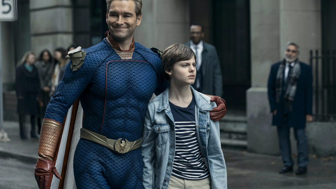 Кадр из сериала «Пацаны», реж. Филип Сгриккиа, Фред Туа, Сара Бойд и др., Amazon Prime Video