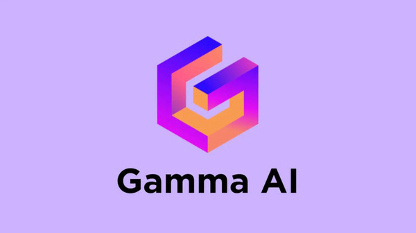 Логотип Gamma AI.